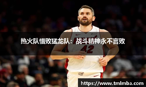 热火队惜败猛龙队：战斗精神永不言败